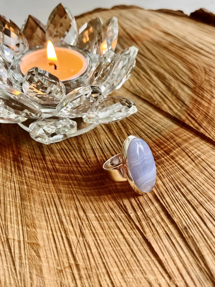 Chalcedon prsten Ag 925