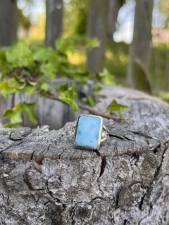 Larimar prsten Ag 925
