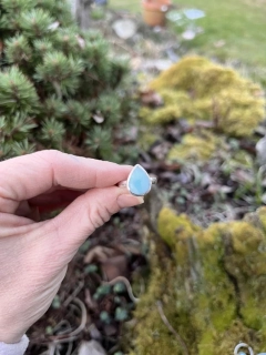 Larimar prsten Ag925