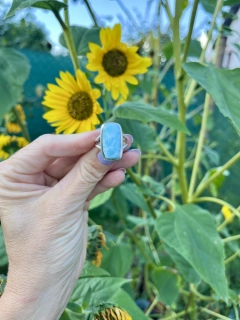 Larimar prsten Ag925