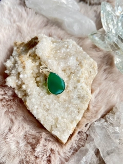 Chryzopras přívěšek Ag 925