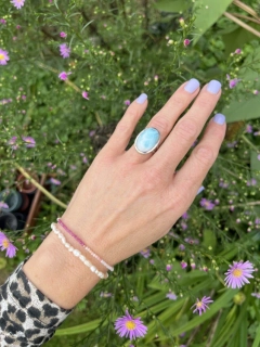 Larimar prsten Ag925