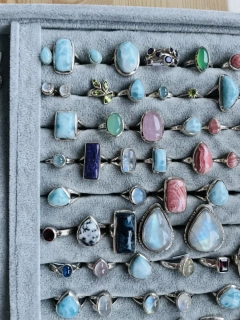 Chryzopras prsten Ag925