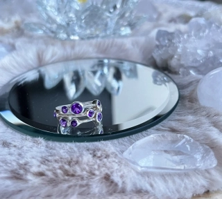 Ametyst prsten Ag925